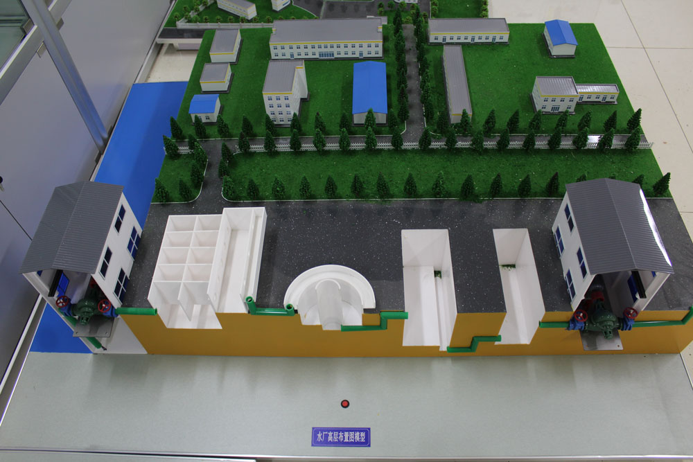 卓越蓝图探秘——东大学城乡展厅水工建筑物与水泵模型实录