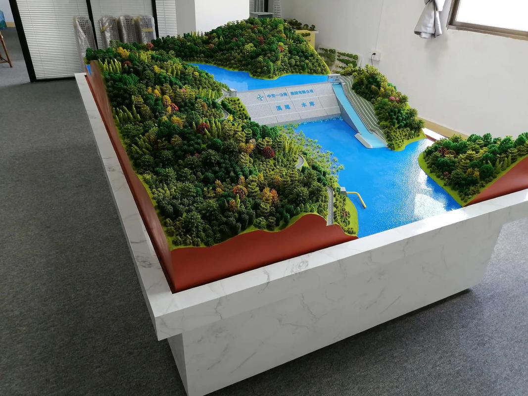 #沙盘模型设计施工一体化 #模型制作 水库模型案例展示